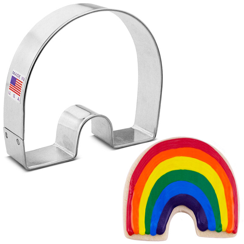 Cookie Cutter Simple Rainbow 4”