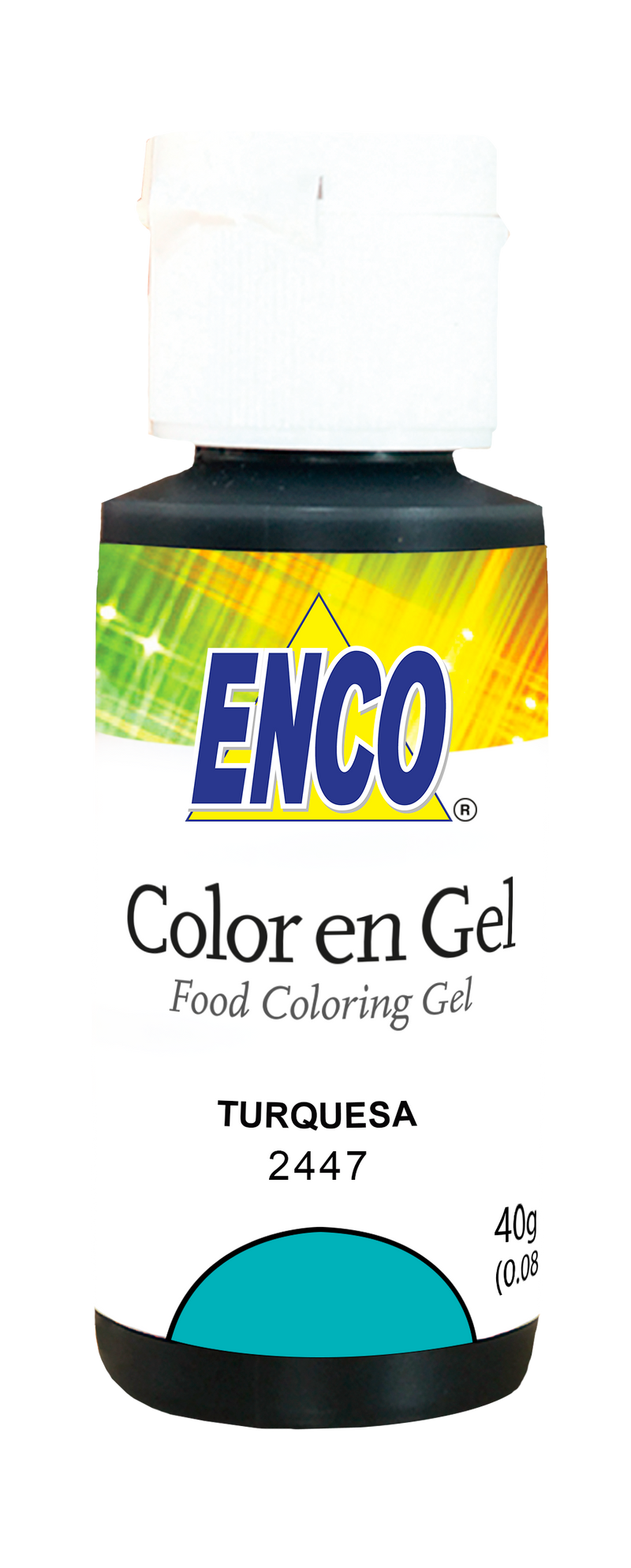 ENCO Turquoise Gel Coloring 1.4oz