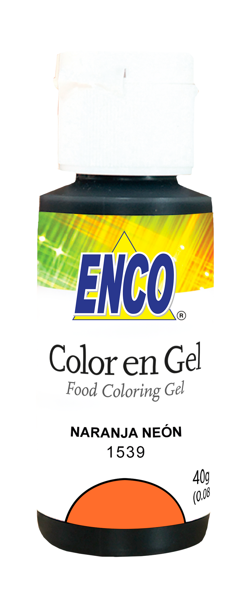 ENCO Neon Orange Gel Coloring 1.4oz
