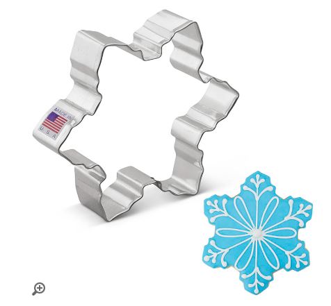 Cookie Cutter Snowflake 4.5”