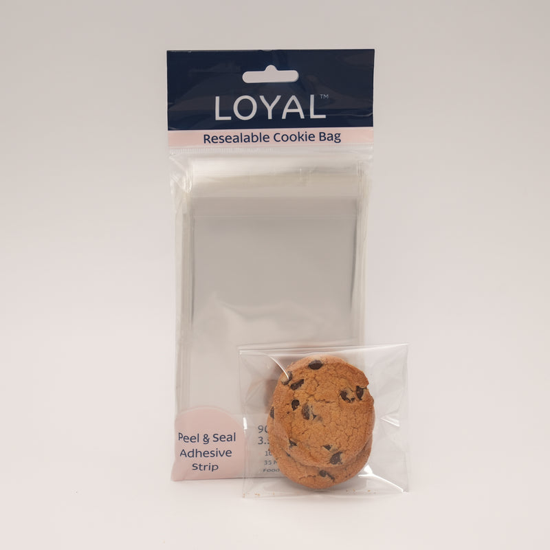Loyal Resealable Cookie Bag 90x130mm 100pk