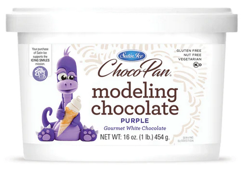 Satin Ice Choco Pan Modeling Chocolate Purple