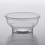 Choice 5 oz. Clear Plastic Dessert Cup with Lid 10 pcs