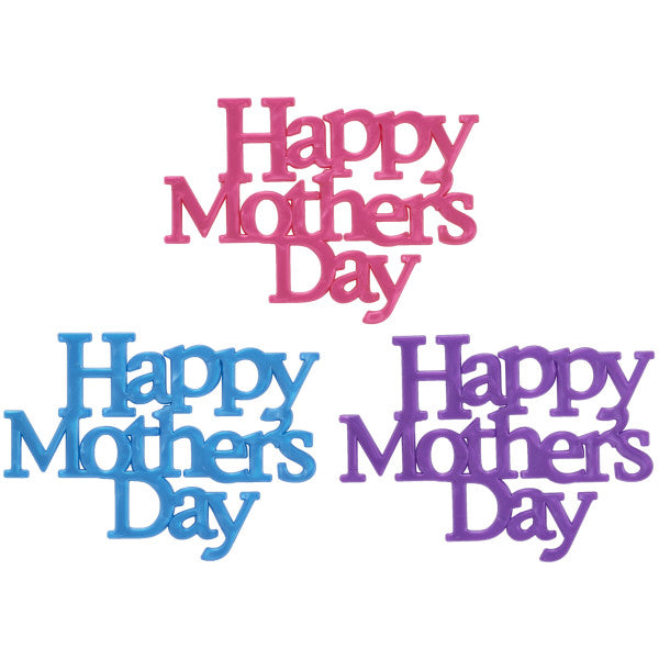 Happy Mother's Day Script Layon Cake Topper 1pcs