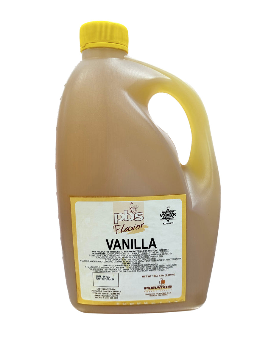 Clear Vanilla Flavor Gallon
