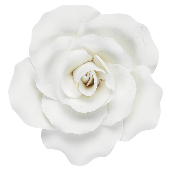 Gum Paste Large White Rose 2.5"*