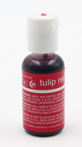 Chefmaster Liqua Gel 0.70oz : Tulip Red