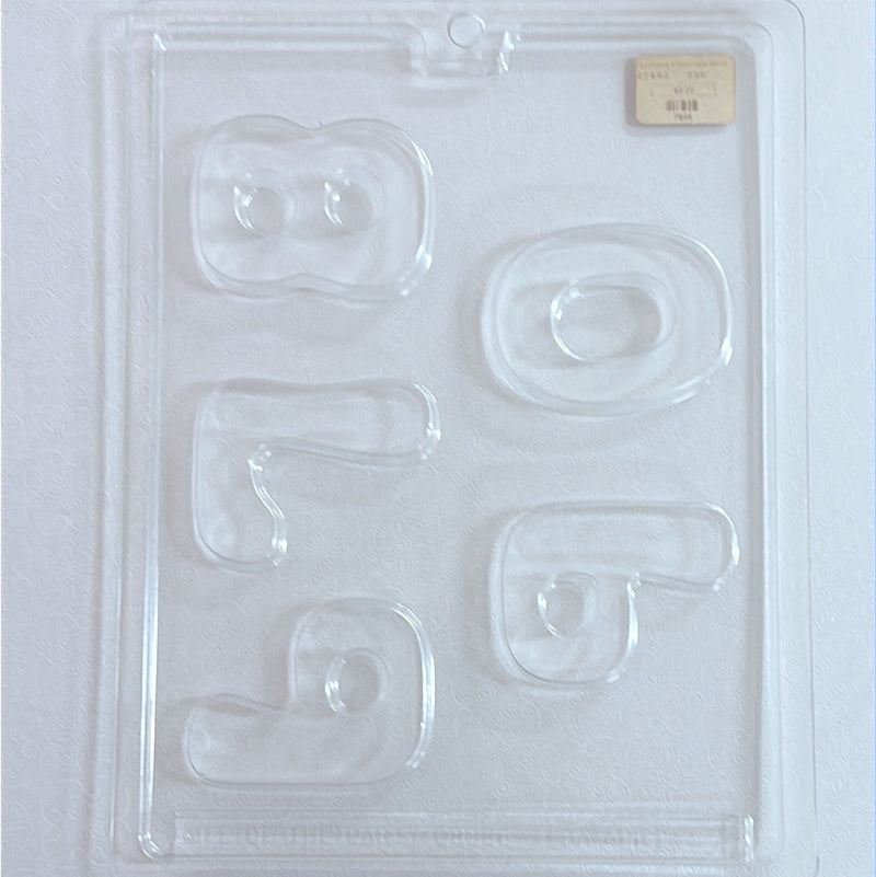 Chocolate Mold Numbers 6-0