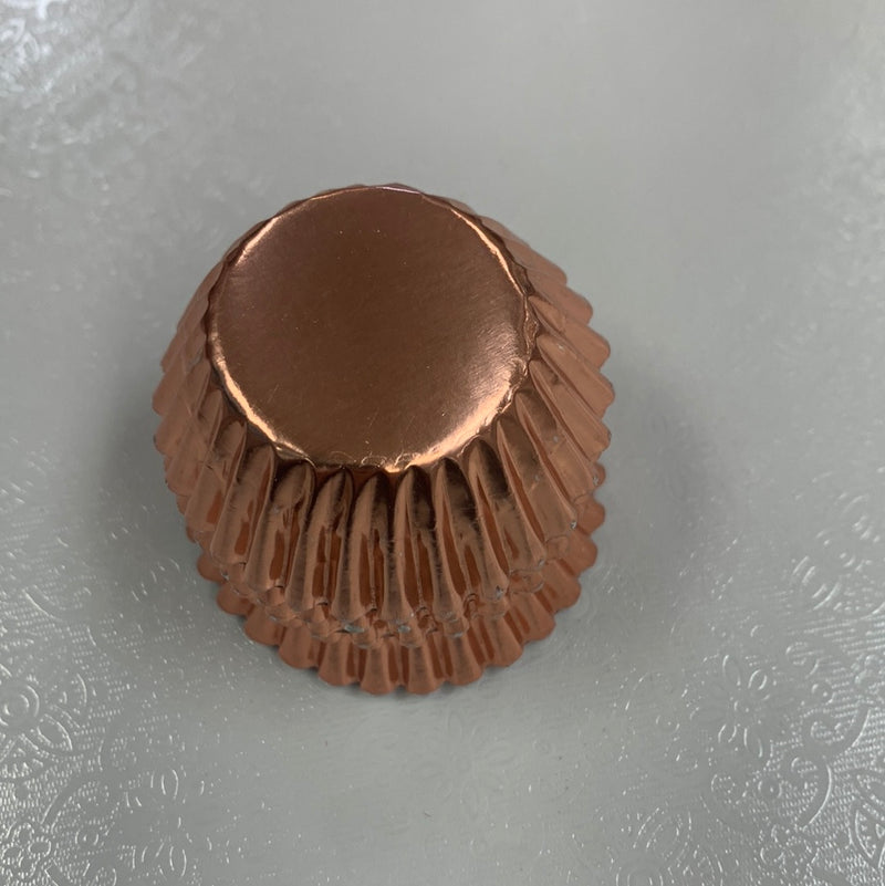 Rose Gold Foil Mini Cupcake Liners 100 Count*