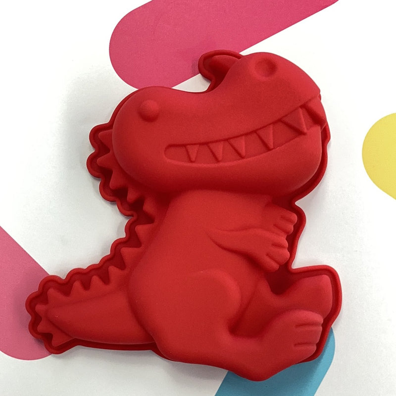 Silicone Mold Large 3D Dino *