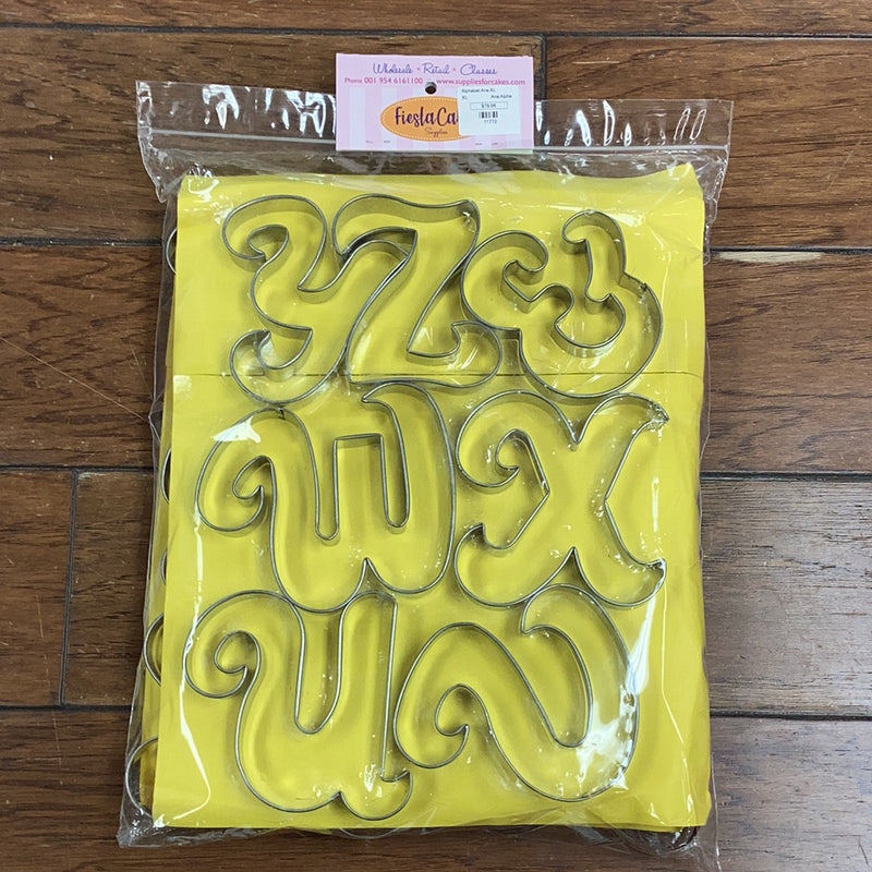 Fiesta Cookie Cutter Set Alphabet Ana XL