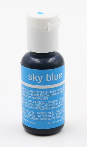 Chefmaster Liqua Gel 0.70oz : Sky Blue