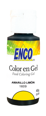 ENCO Lemon Yellow Gel Coloring 1.4oz