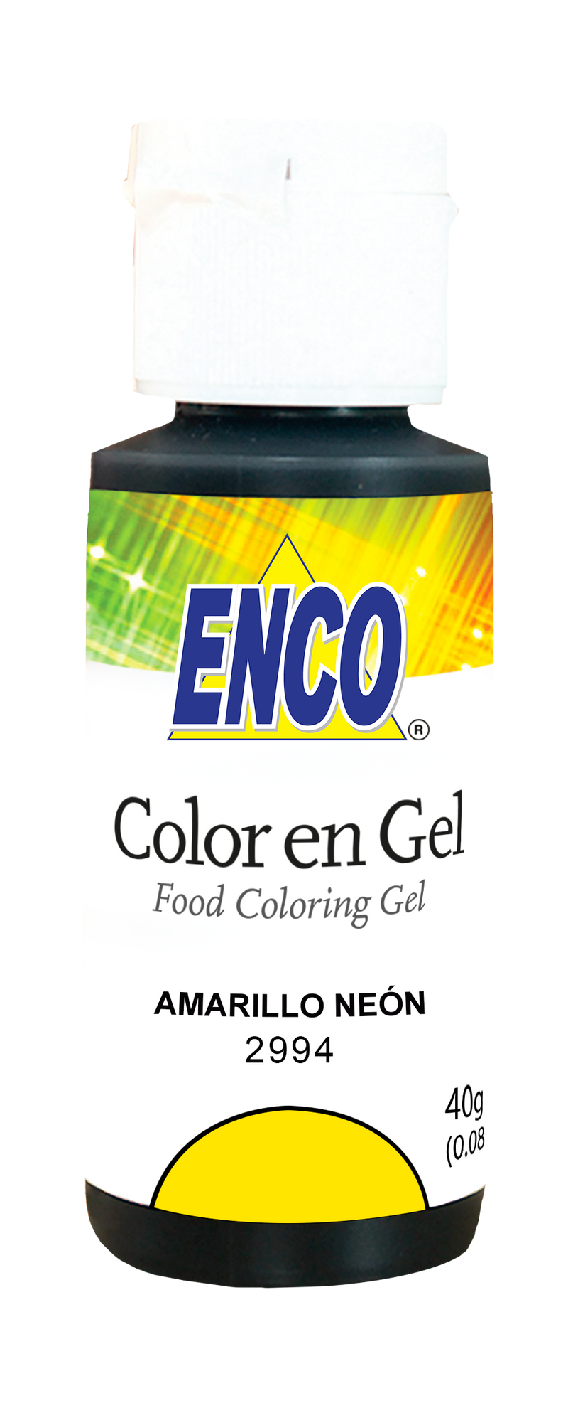 ENCO Neon Yellow Gel Coloring 1.4oz