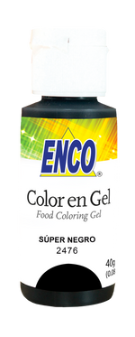 ENCO Super Black Gel Coloring 1.4oz