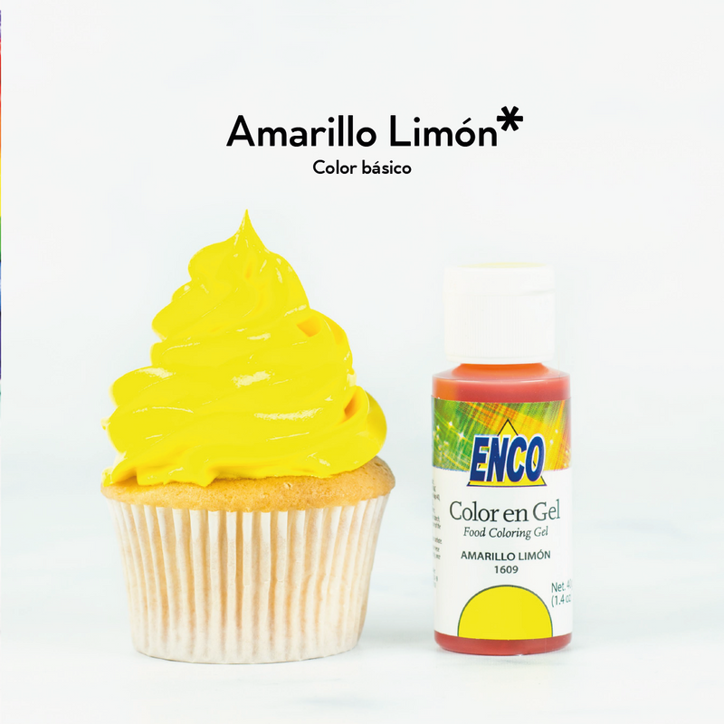 ENCO Lemon Yellow Gel Coloring 1.4oz