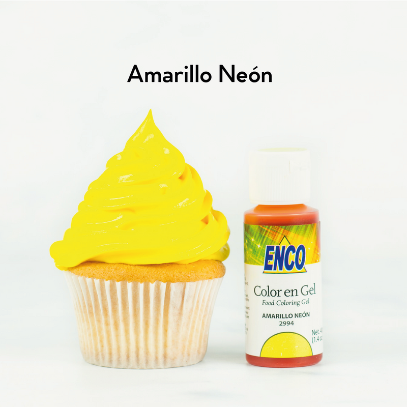 ENCO Neon Yellow Gel Coloring 1.4oz