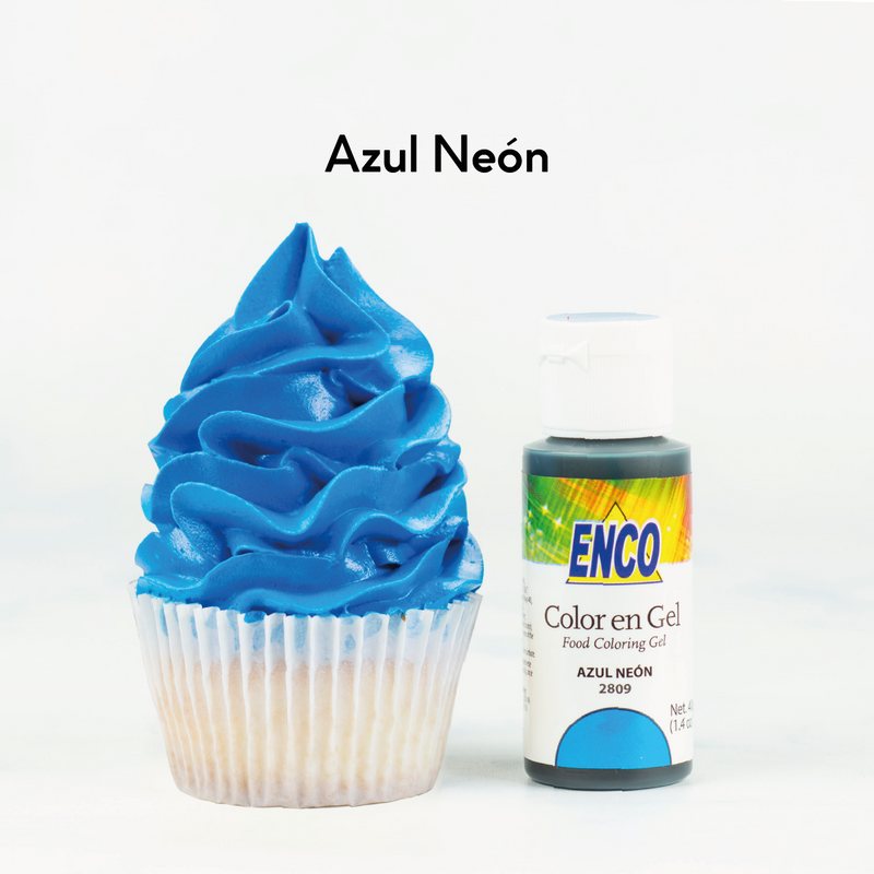 ENCO Neon Blue Gel Coloring 1.4oz