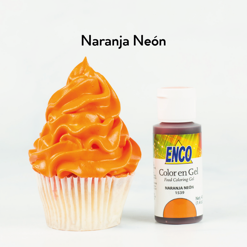 ENCO Neon Orange Gel Coloring 1.4oz