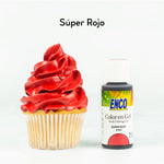 ENCO Super Red Gel Coloring 1.4oz