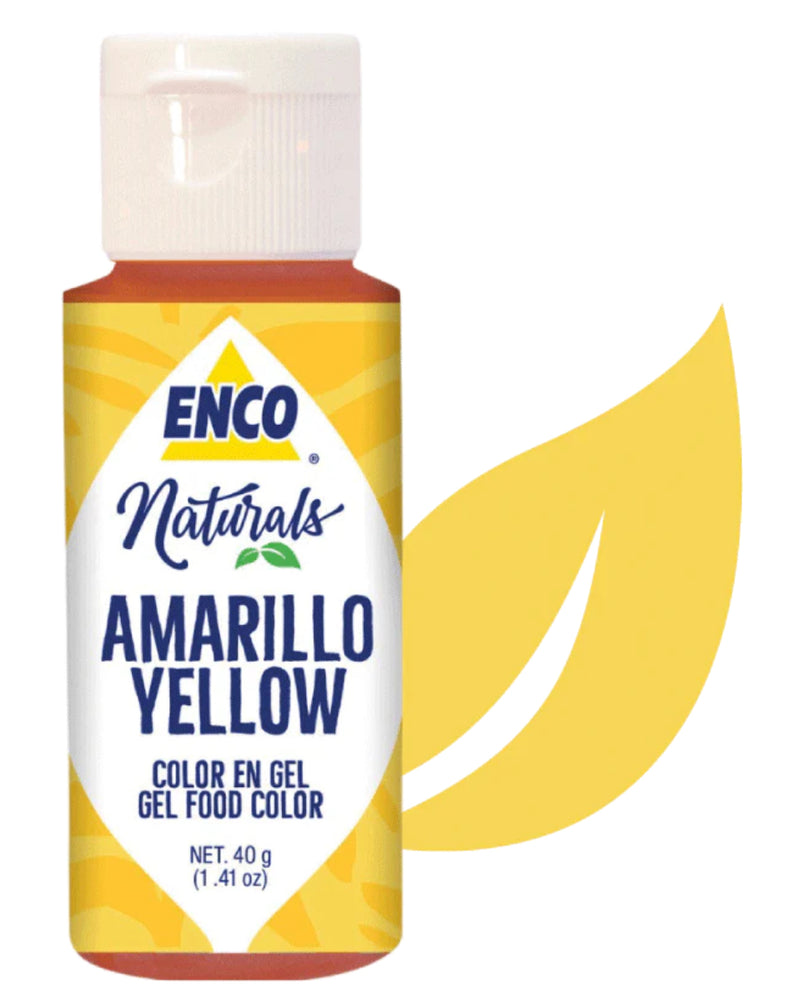 ENCO Naturals Yellow Food Coloring Gel 1.4oz