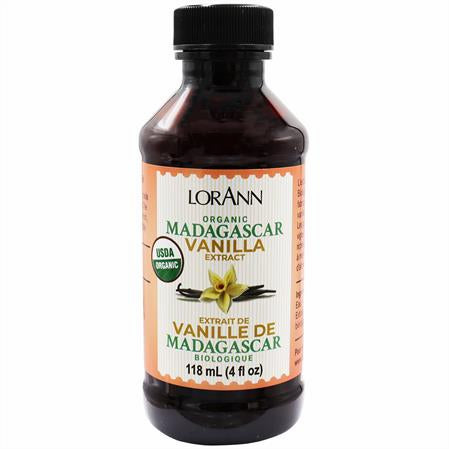 Organic Madagascar Vanilla  Extract 4oz