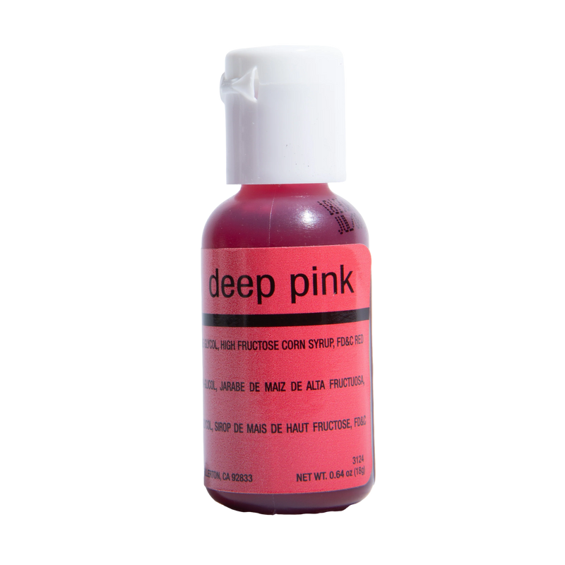 Chefmaster Deep Pink Airbrush Color 0.64 oz.