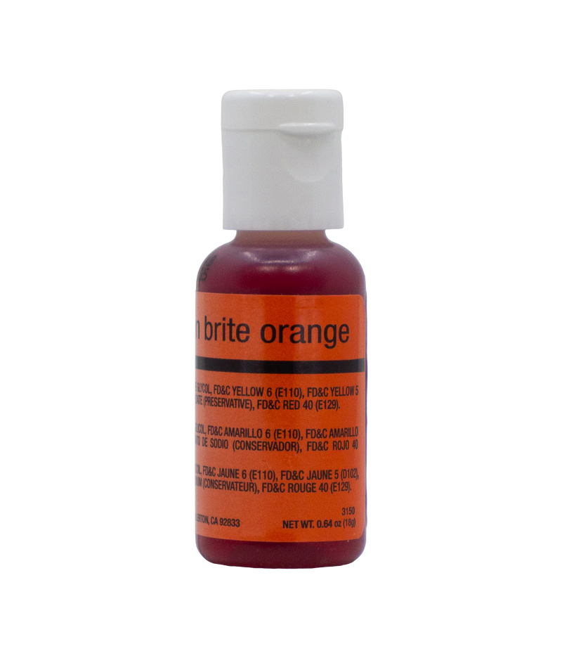 Chefmaster Neon Orange  Airbrush Color 0.64 oz.