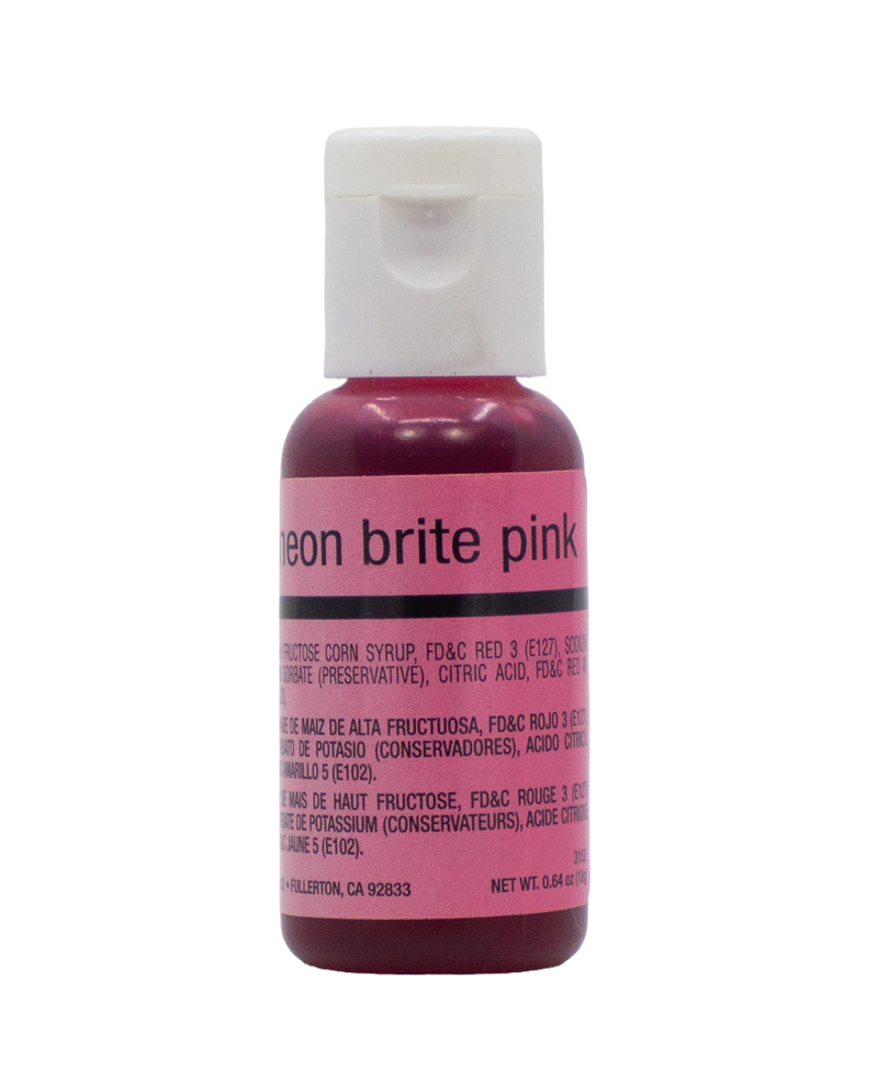 Chefmaster Neon Pink Airbrush Color 0.64 oz.