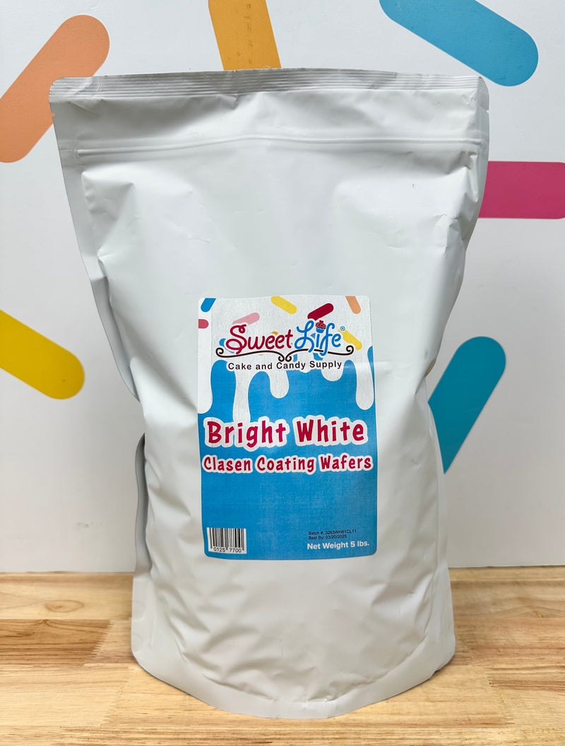 Sweet Life Clasen Bright White Melting Wafers 5lbs