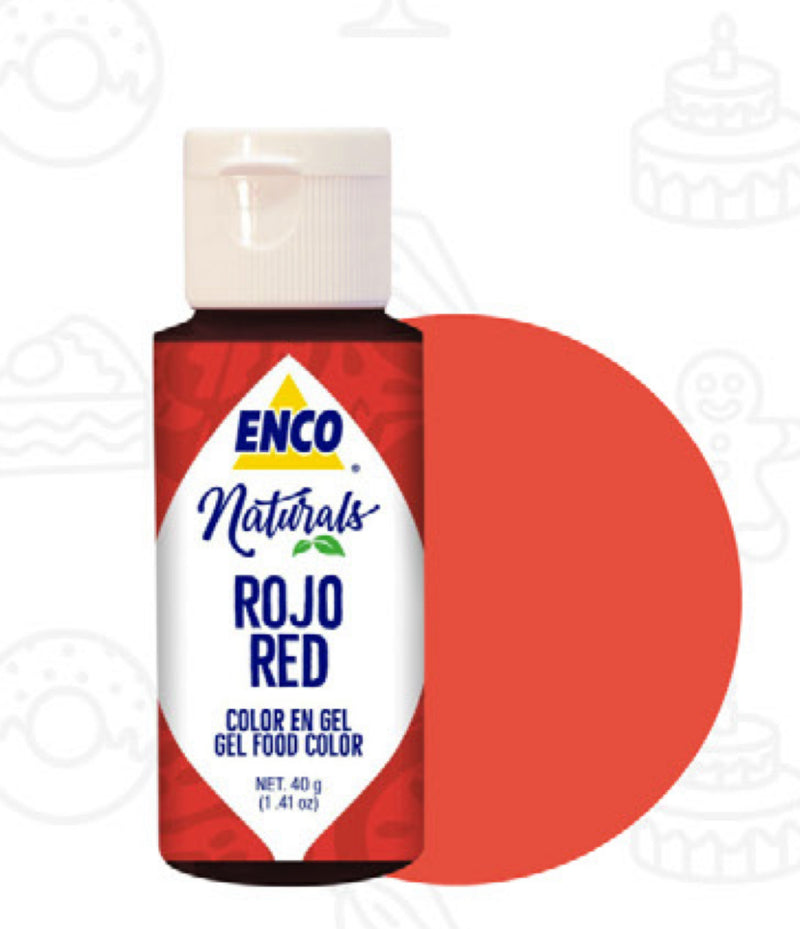 ENCO Naturals Red Food Coloring Gel 1.4oz