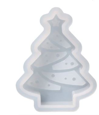 Silicone Mold 3.5" Christmas Tree 1 Cavity