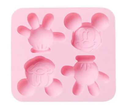 Silicone Mold Mickey Head and Hands 4 cavity*