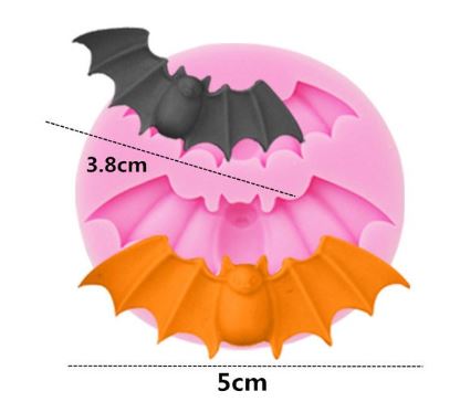 Silicone Mold Bat 2 Cavity