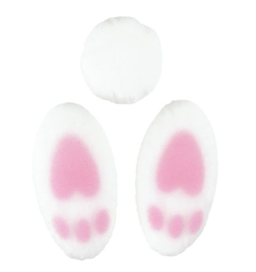 Bunny Tails and Toes Assortment Dec-Ons® Decorations 3 PCS