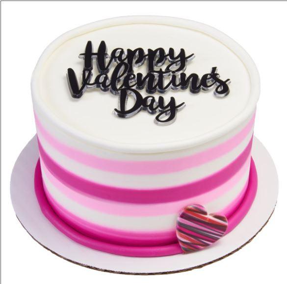 Valentine's Day Script Acrylic Layon Topper 1pcs