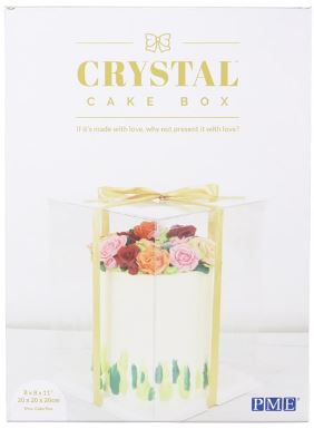 CRYSTAL CAKE BOX - 8 INCH (20CM)