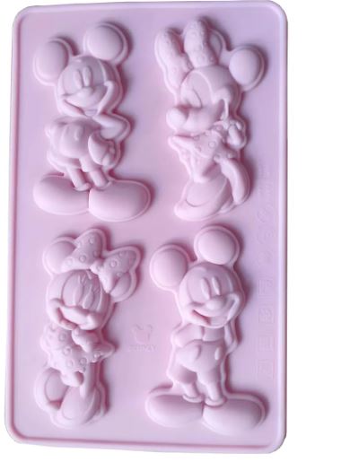 Silicone Mold Mickey and Minnie 4 cavity*