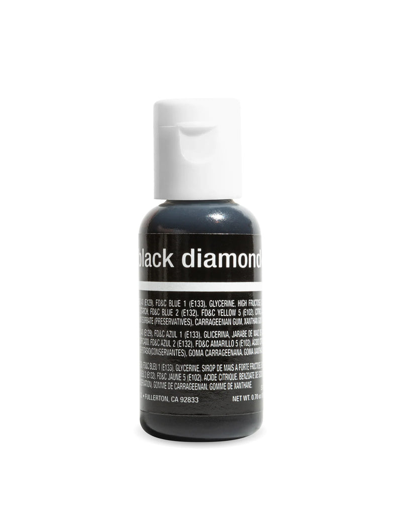 Chefmaster Liqua Gel 0.70oz : Black Diamond