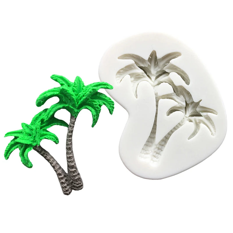 Silicone Mold Double Palm Tree*