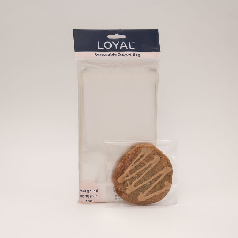Loyal Resealable Cookie Bag 120x180mm 100pk