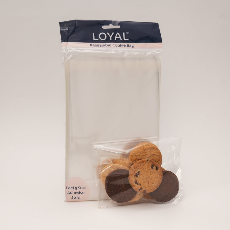 Loyal Resealable Cookie Bag 150x200mm 100pk