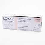 Loyal Disposable Clear Piping Bags 18"