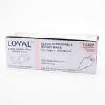 Loyal Disposable Clear Piping Bags 18"