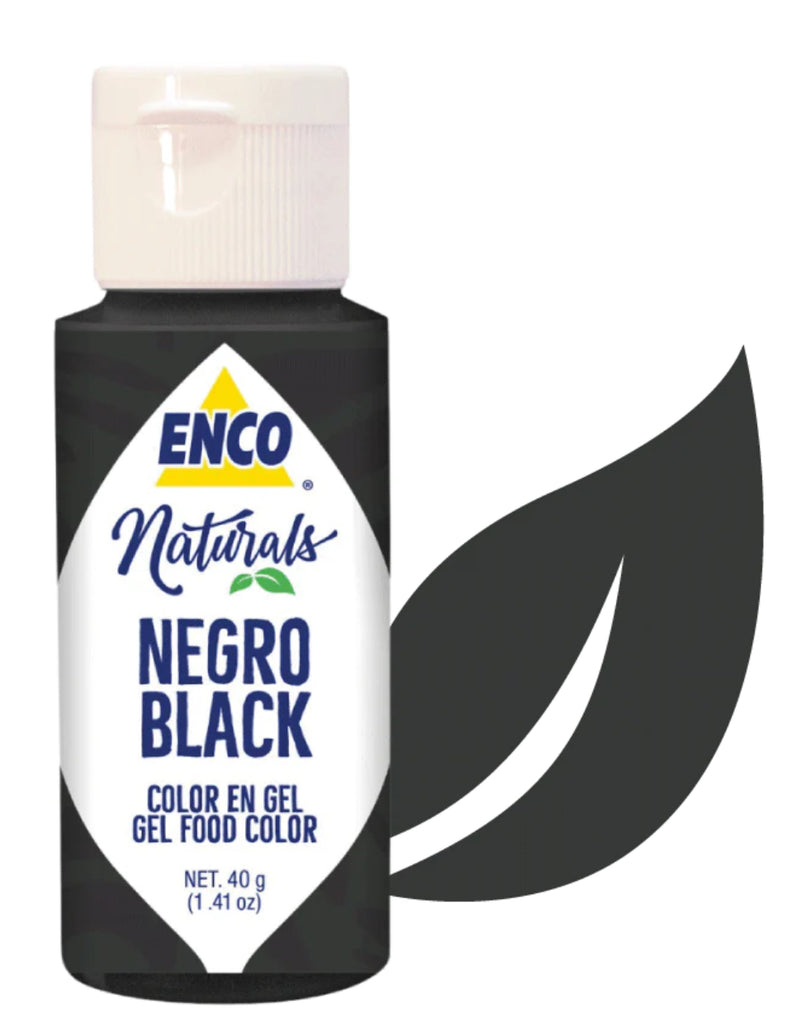 ENCO Naturals Black Food Coloring Gel 1.4oz