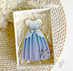 Little Biskut Cutter Set Princess Dress Cutter & Embosser Set