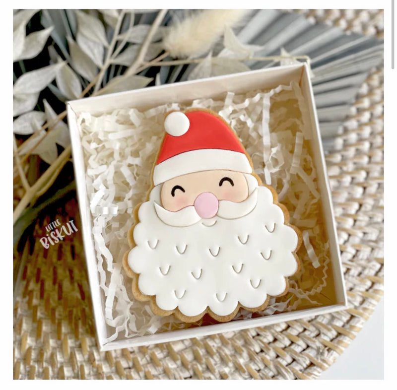 Little Biskut Cutter Set Santa Stamp & Cutter