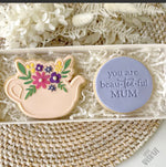 Little Biskut Cutter Set Flower Teapot Cutter & Embosser