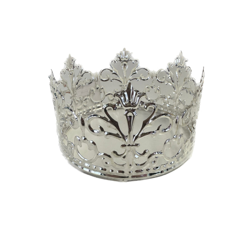 Silver Crown Topper 4"