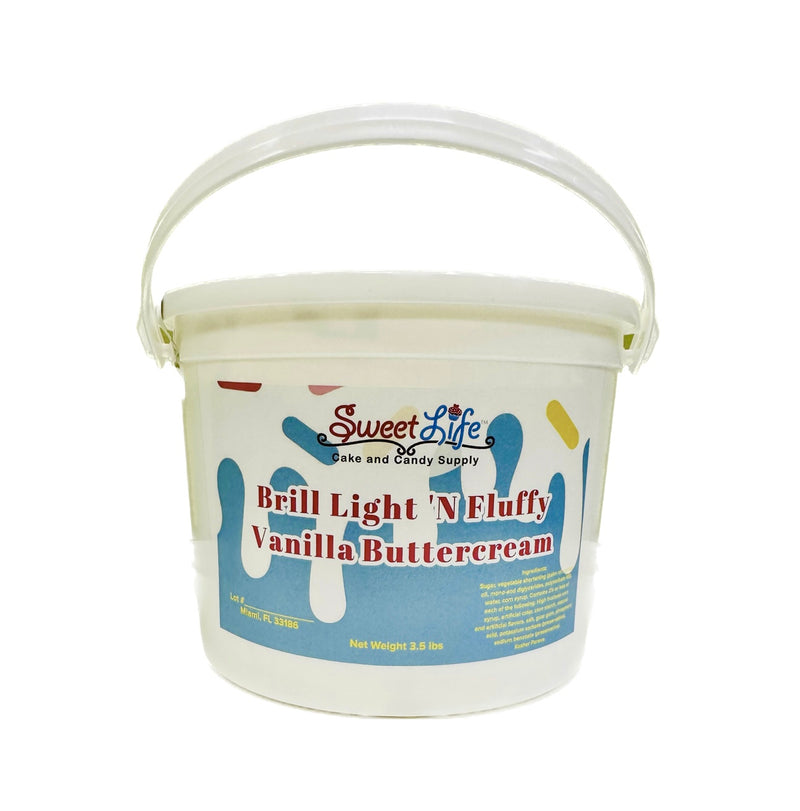 Brill Light N' Fluffy Vanilla Buttercream 3.5lbs